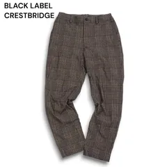 BLACK LABEL CRESTBRIDGE ブラックレーベル クレストブリッジ ストレッチ★ グレンチェック イージー パンツ Sz.S メンズ