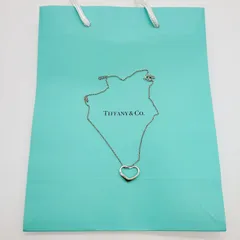 ティファニー オープンハート ネックレス エルサペレッティ SV925 シルバー