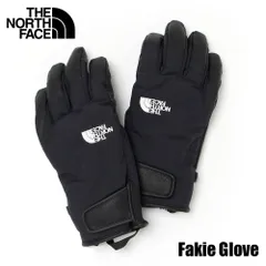 【新品・未使用】ノースフェイス 手袋 スマホ メンズ レディース THE NORTH FACE ザノースフェイス フェイキーグローブ スキー スノーボード スノボ レザー 革 防水 防寒 スマホ対応 滑り止め ブランド 大きいサイズ 黒 NN62513