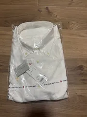 【未使用品】UNIQLO ユニクロ ファインオックスフォードシャツ 長袖 XL オフホワイト