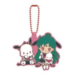 【中古】キーホルダー エターナルセーラープルート×ポチャッコ 「劇場版 美少女戦士セーラームーンCosmos×サンリオキャラクターズ ラバーマスコット2」