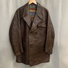 イタリア製 belstaff⭐︎ L レザーカーコート Pコート ライダース 牛革