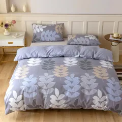 掛け布団カバー 《綿100% YKKファスナー 150x210cm》掛けふとんカバー 通気性が良い 抗菌 防ダニ (LT09 シングル,単品売り)