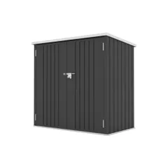 屋外収納庫 大容量 大型 屋外収納箱 ストッカー 外用 ベランダ 屋外 収納ボックス 金属製 1600L 両開きドア 施錠可能【底板なし】