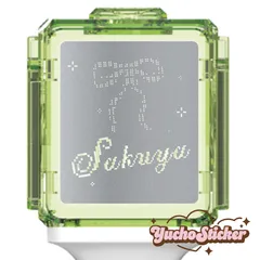 NCT WISH ペンライトステッカー　草鈍器　サクヤ　アスキーアートver. 　KPOP アイドル　推し活　ペンライトデコ　推し活DIY