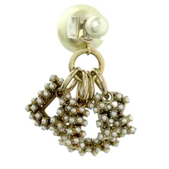 ディオール　レディース　シングル　トライバル　ピアス　片耳用　フェイクパール