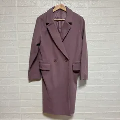 GRL グレイル k9033x ダブルフェイス チェスターコート アウター ピンク【中古】 レディース