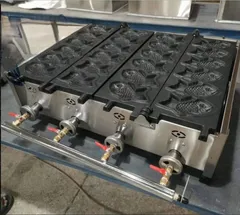 引き取り限定　業務用　たい焼き器　レア　プロパンガス LPガス用 10匹（業務用鯛焼き器）山下金物製 （送料無料） : やま