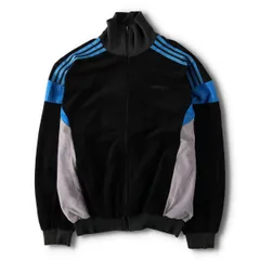 古着 70年代 アディダス adidas VENTEX社製 ベロアジャージ トラックジャケット メンズXL相当 ヴィンテージ/evb032633