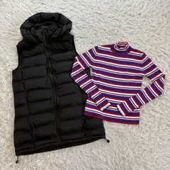 【まとめ売り】ZARA (ザラ) セット商品 ダウンベスト ボーダー柄リブニット 2点セット Sサイズ