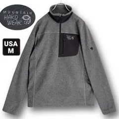 マウンテンハードウェア/MOUNTAIN HARD WEAR★ハーフジップ/モックネック/プルオーバー /ニットフリーストップ★トレッキング★USAメンズM   #2511N074