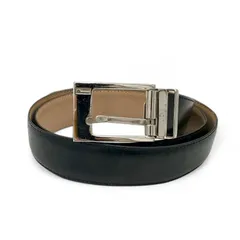 dunhill ダンヒル ベルト レザー 本革 メンズ イタリア製 ビジネス スーツ バックル 通勤通学 黒 ブラック ギフト プレゼント 贈り物