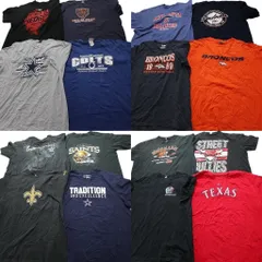古着卸 まとめ売り プロチーム 半袖Tシャツ 16枚セット (メンズ 2XL /3XL /5XL ) NFL MLB ベアーズ カウボーイズ NC3683