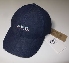 A.P.C. x ASICS ベースボールキャップ ダークネイビー - メルカリ