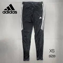 adidas アディダス　ワンポイントロゴ　スリーストライプ　 トラックパンツブラック　XSサイズ