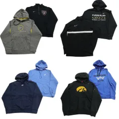 古着卸 まとめ売り ナイキ スウェット 8枚セット (メンズ Ｓ ) チームロゴ センターロゴ 無地 フーディー MX7111