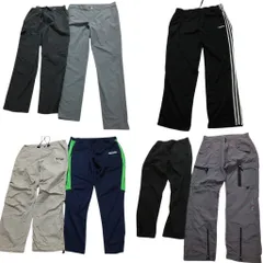 古着卸 まとめ売り パンツ MIX 7枚セット (メンズ 32 /33 /34 /36 /2XL ) パラシュートパンツ ワーク ジャージ カーゴ NB6576