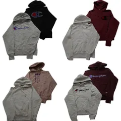 古着卸 まとめ売り チャンピオン Champion リバースウィーブ パーカー 8枚セット (メンズ Ｓ ) ビックロゴ NB6899