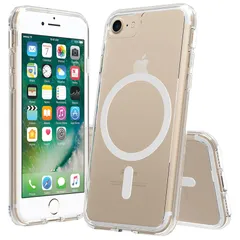 iPhone SE 第3世代 ケース iPhone SE2 /SE クリア MagSafe対応 マグネット iPhone SE3 保護ケース 米軍MIL規格 衝撃吸収 耐衝撃 薄型カバー 黄ばみ防止 耐傷性 透明 TPU 指紋防止 マグセーフ対応 アイフォン