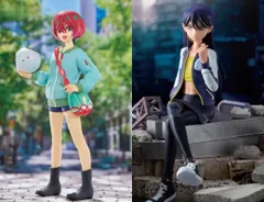 新品 ジーク'アクス アマテ ユズリハ (マチュ) & ニャアン フィギュア 私服ver. 機動戦士 Gun'dam GQ'uuuuuuX 約20cm [2Sets] 公式 グッズ