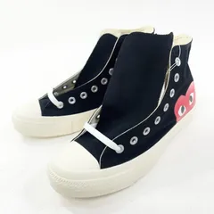 【尾張小牧店】 中古 CONVERSE | コンバース ×PLAY COMME des GARCONS スニーカー AZ-K113-001 ブラック 26.0cm【126】【専】