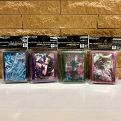 新品未開封　4種セット　バンダイ(BANDAI) ONE PIECE　カードゲーム　オフィシャルカードスリーブ11　ワンピース