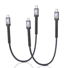 PRAKIE USB C ライトニングケーブル iPhone 充電ケーブル 急速充電 データ転送 高耐久 タイプC ライトニングケーブル0.3MiPhone 13/13 Pro/13 Pro Max/12/12 Pro/12 Pro Max/11 Pro Ma