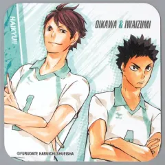 【中古】コースター(キャラクター) 及川徹＆岩泉一 「ハイキュー!! アートコースター」 ジャンプフェスタ2018グッズ