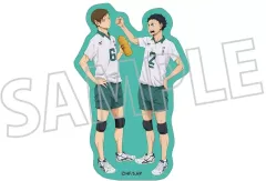 【中古】シール・ステッカー 茂庭＆二口 ダイカットステッカー 「ハイキュー!!」