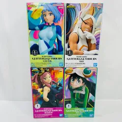 未開封 ヒロアカ GLITTER ＆ GLAMOURS プライズ フィギュア 4体 まとめ セット / ミルコ 波動ねじれ 蛙吹梅雨 発目明