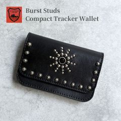 栃木レザー財布 コンパクト財布 コンパクトウォレット スタッズ財布