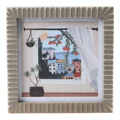 ☆ ベージュ ☆ Photo frame 120×120 フォトフレーム おしゃれ 写真立て フォトスタンド 写真たて 120×120 木製 額 可愛い オシャレ かわいい 120mm x 120mm サイズ フォト 記念日フォト ナチュラル インテリア雑貨
