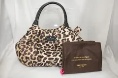 kate spade ケイトスペード ハンドバッグ レオパード ヒョウ柄