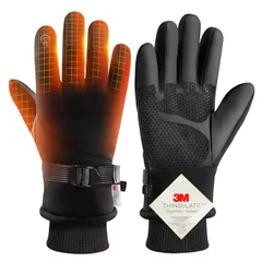手袋 防寒手袋 2025冬新登場・スマホ対応・裏起毛 防寒グローブ メンズ レディース 3Mシンサレート アウトドアグローブ タッチパネル 撥水加工 滑り止め 紛失防止結び付け スポーツ バイク スキー 防風 防水 作業用 登山 釣り
