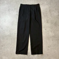 2000s "HAGGER" Polyester×Rayon Slacks " Black‼︎"