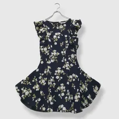 SNIDEL スナイデル 花柄 ノースリーブワンピース フィット＆フレア 総柄