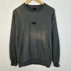 HUF ハフ スウェット トレーナー ボックスロゴ グレー Mサイズ メンズ 古着 ストリート