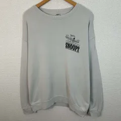 UT スヌーピー　PEANUTS ピーナッツ スウェット トレーナー プリント グレー XLサイズ メンズ 古着 ストリート