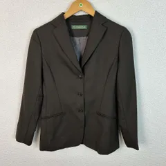 NEWYORKER ニューヨーカー テーラードジャケット ウール ブラウン 7ARサイズ レディース 古着 モード