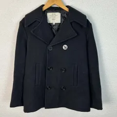FIDELITY フィデリティ Pコート ピーコート ウール 無地 ブラック Mサイズ メンズ 古着 アメカジ