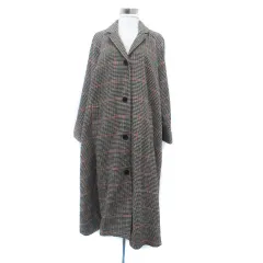 スタディオクリップ Studio Clip テントラインロングコート 千鳥格子柄 チェック柄 F マルチカラー ベージュ /HO2