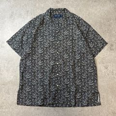 90s Ralph Lauren Shirt CLAYTON 黒 金 花 L - メルカリ