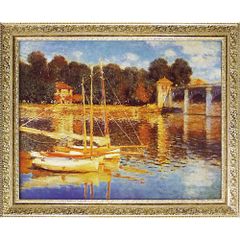 絵画 モネ 「Vetheuil sur Seine 1880」 - メルカリ