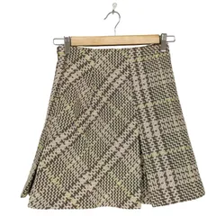 スナイデル snidel Sustainableロービングチェックミニスカート レディース  0