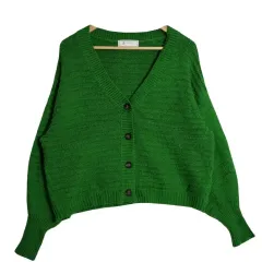 ROPE PICNIC ロペピクニック ヴィンテージ グリーン カーディガン L ルーズフィット