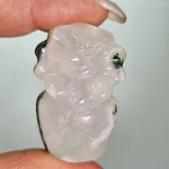 モスアゲート✨お花✨カービング✨