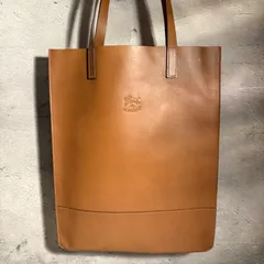 【極美品✨保存袋付】IL BISONTE イルビゾンテ オールレザー トートバッグ キャメル 牛革 肩掛け レディース A4収納可 上質 イタリア製 人気カラー 00075