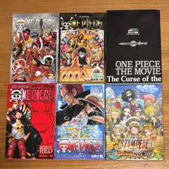 アニメ ワンピース 映画特典 / 千 Z /FILM GOLD 七七七 / FILM RED 四十億 デザイン違い 設定集 / カバー無し フルカラー アニメコミック / 未開封 門外不出NG集+α  STAMPEDE スタンピード DVD