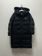 BEAN POLE スポーツ ブラック ダウンジャケット ロング丈 フード 120