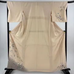 【未使用・ガード加工】鈴乃屋誂え 色無地＊縮緬＊一つ紋（四つ目菱）／青緑 未使用・ガード加工】鈴乃屋誂え 色無地＊縮緬＊一つ紋（四つ目菱）／青緑